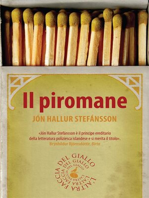 cover image of Il piromane